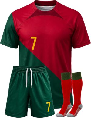 Kids Soccer Jersey and Shorts Kit &...
