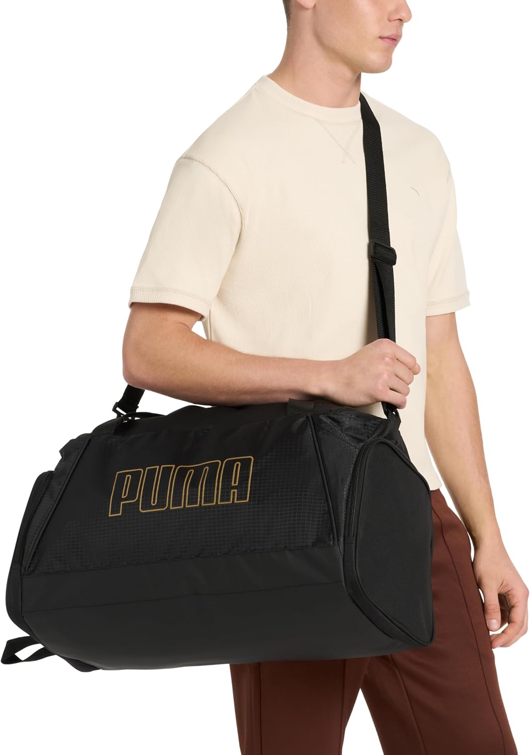 PUMA Accelerator Duffel Bag with Removable Strap & Shoe Pocket - Image 5