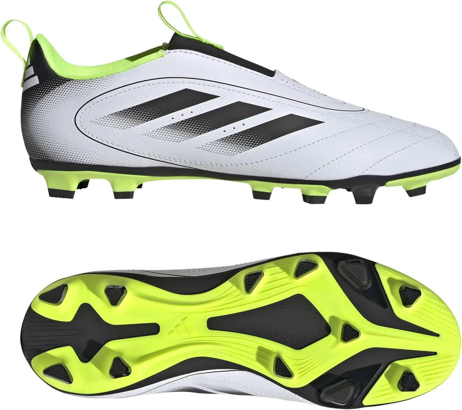 adidas Kids' Goletto Ix Laceless Firm Ground Soccer Shoes - Image 11