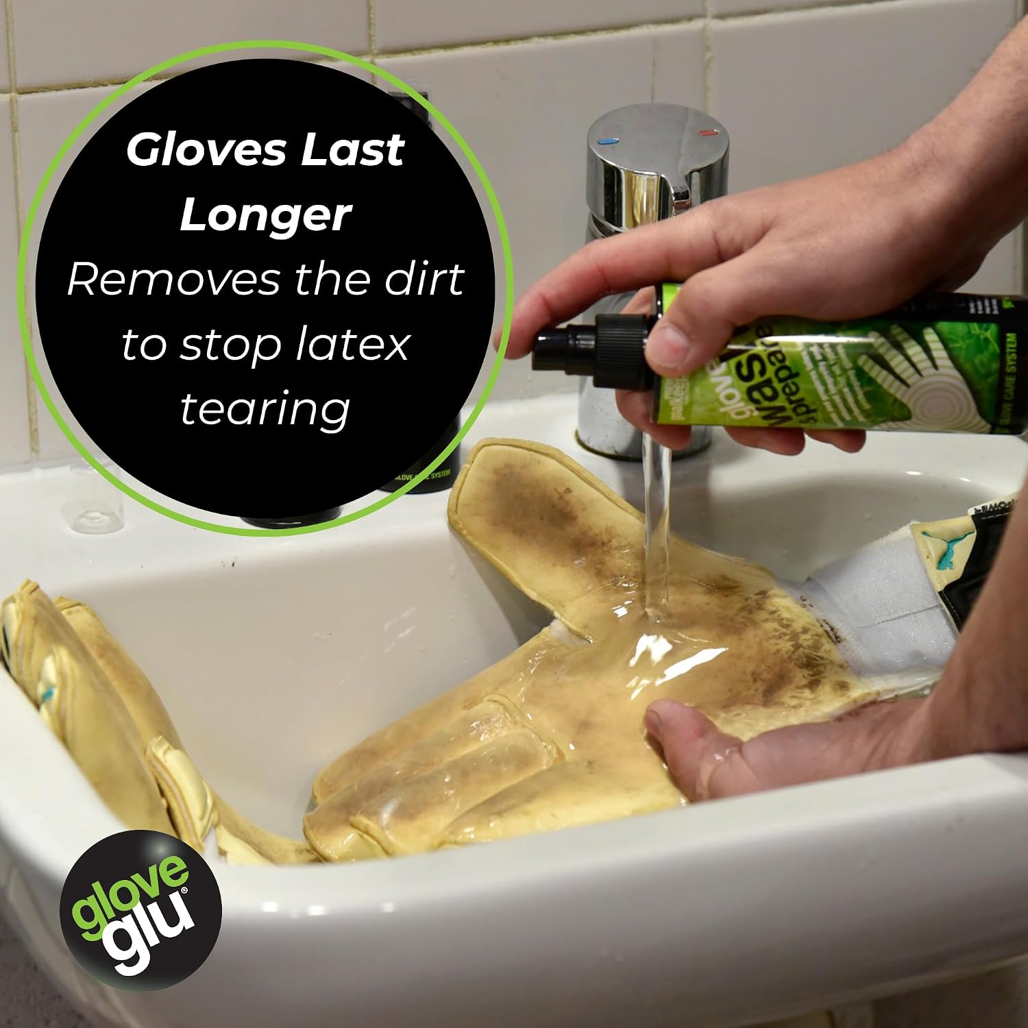 gloveglu 8.45 floz Premium Wash Prepare Deep Cleaning Goalkeeper Glove Spray for All Sports Gloves - Image 8
