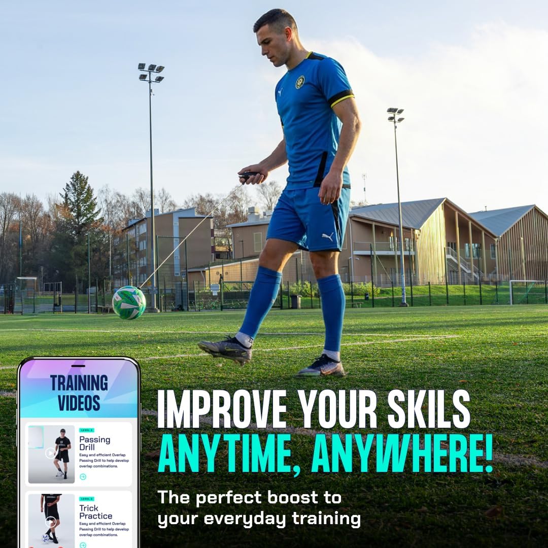 SenseBall Soccer Training Ball with App for Kids and Youth | Tethered design; structured drills for ball control, footwork, coordination and independent practice - Image 5