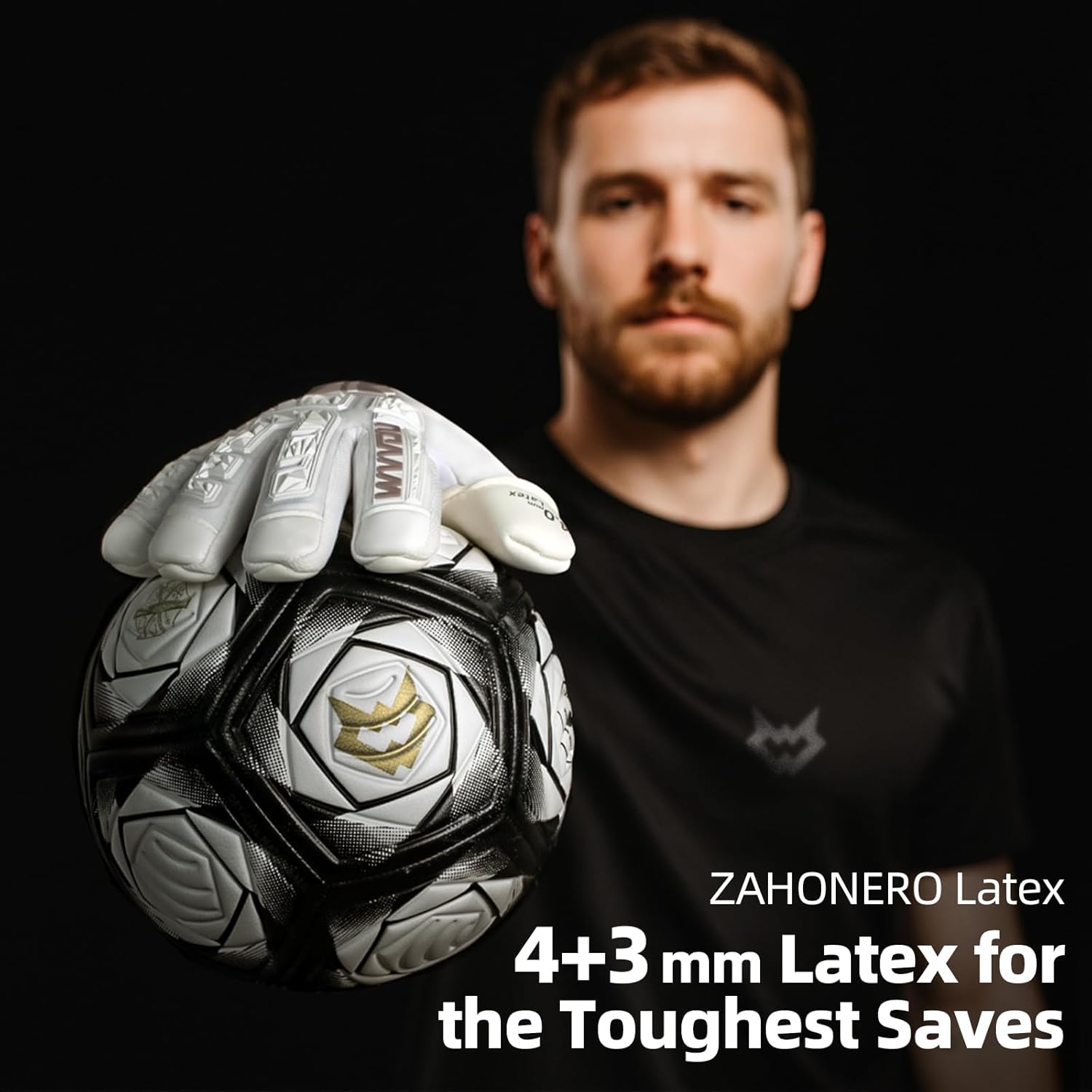 Soccer Goalie Gloves for Adults and Youth, High Performance Goalkeeper Gloves with 5 Detachable Finger Saves, Soccer Gloves with 4mm Sticky Latex Palm - Image 3