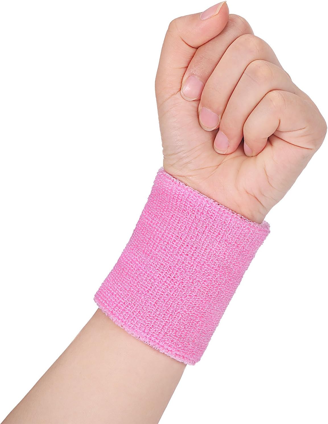 WILLBOND 3 Pcs Sweatbands Set 80s 90s Neon Sports Headband Tennis Striped Sweat Band Sports Competitions Games for Men Women Party Supplies - Image 4