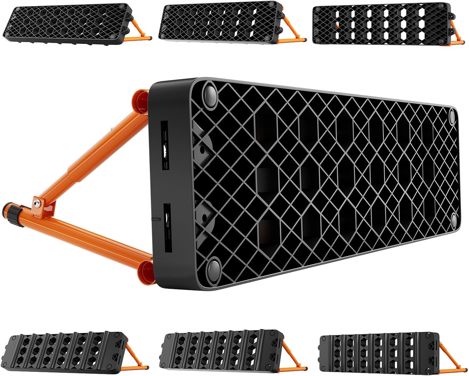 VEVOR Soccer Rebounder Board, Mult-Adjustable Angles Portable Soccer Rebound Wall, Foldable Kickback Board, Soccer Practice Equipment, Ideal for Kids & Adults Passing & Shooting Drills