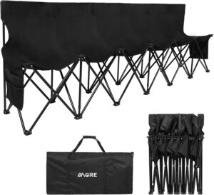 1MORE Soccer Bench,Portable Folding...