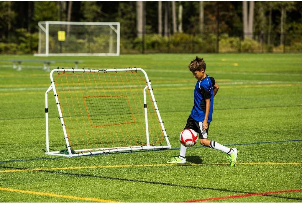 Franklin Sports Soccer Rebounder - Tournament Steel Rebounding Net - Perfect for Backyard Practice and Training - 12' x 6' & 6' x 4' - Image 2