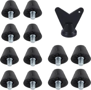 12pcs Football Boot Studs, 0.51in &...