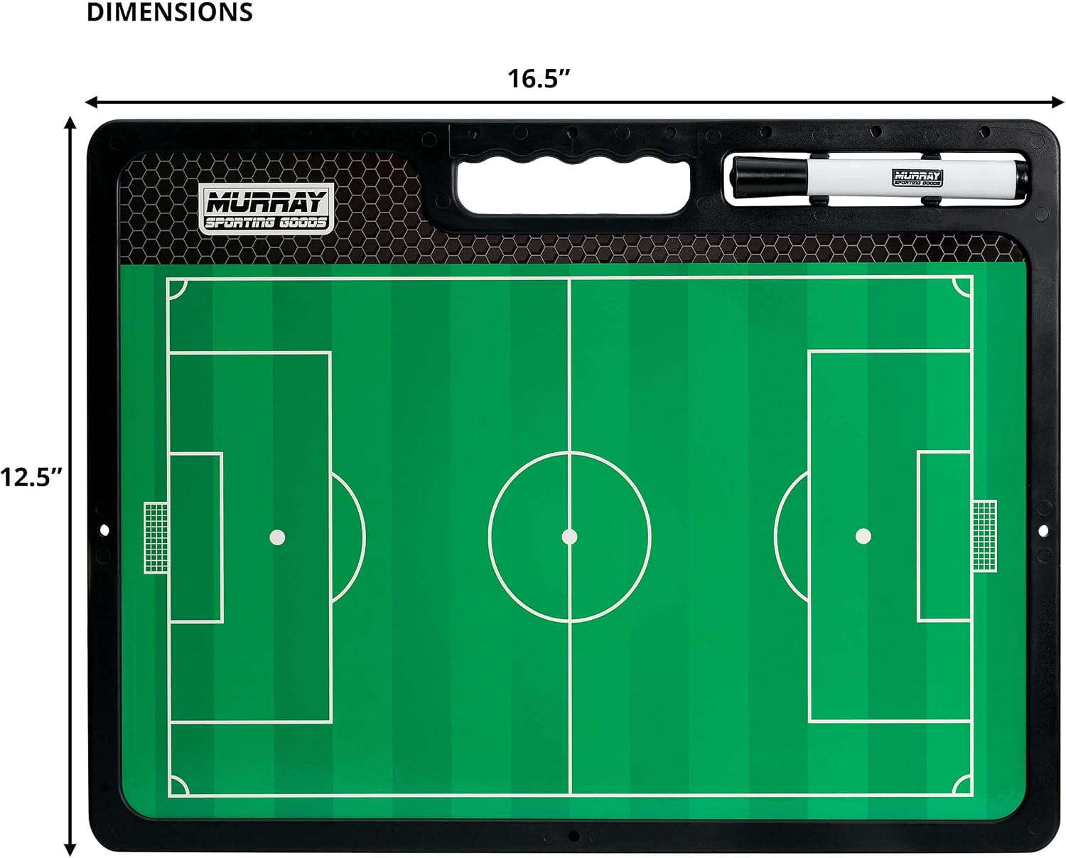 Murray Sporting Goods Premium Coaches Clipboard | Double-Sided Dry Erase Marker Board for Basketball, Baseball, Soccer, Football, Hockey (Marker Included) - Image 5