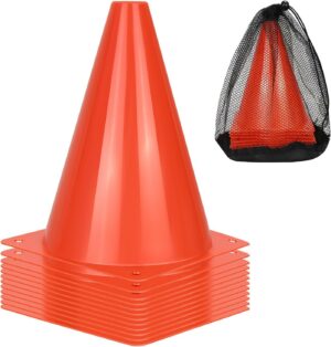 PXZBLG 12/24/50pcs Soccer Cones, 7&...