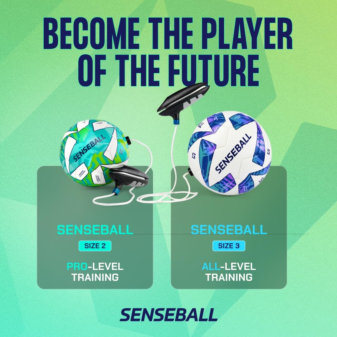 SenseBall Soccer Training Ball with App for Kids and Youth | Tethered design; structured drills for ball control, footwork, coordination and independent practice - Image 7