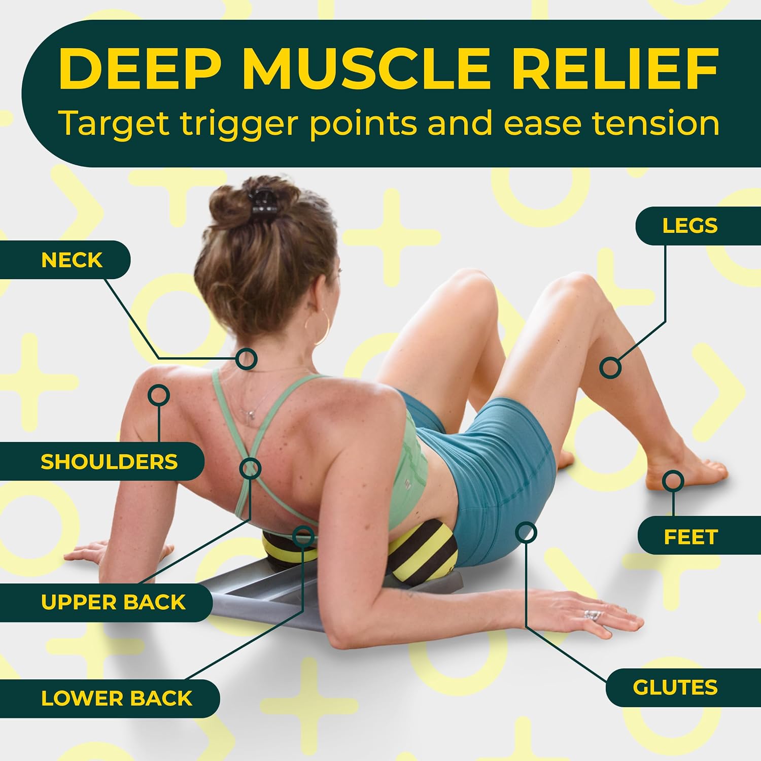 Yoga Deep Tissue Massage Ball Set, Firm Density – 4-Inch Myofascial Release Balls for Feet, Back, Neck, Legs & Arms – Trigger Point & Mobility Therapy (2-Pack) - Image 5