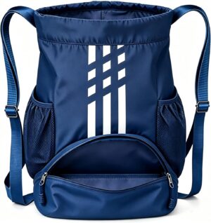 Soccer Bag, Youth Drawstring Backpa...