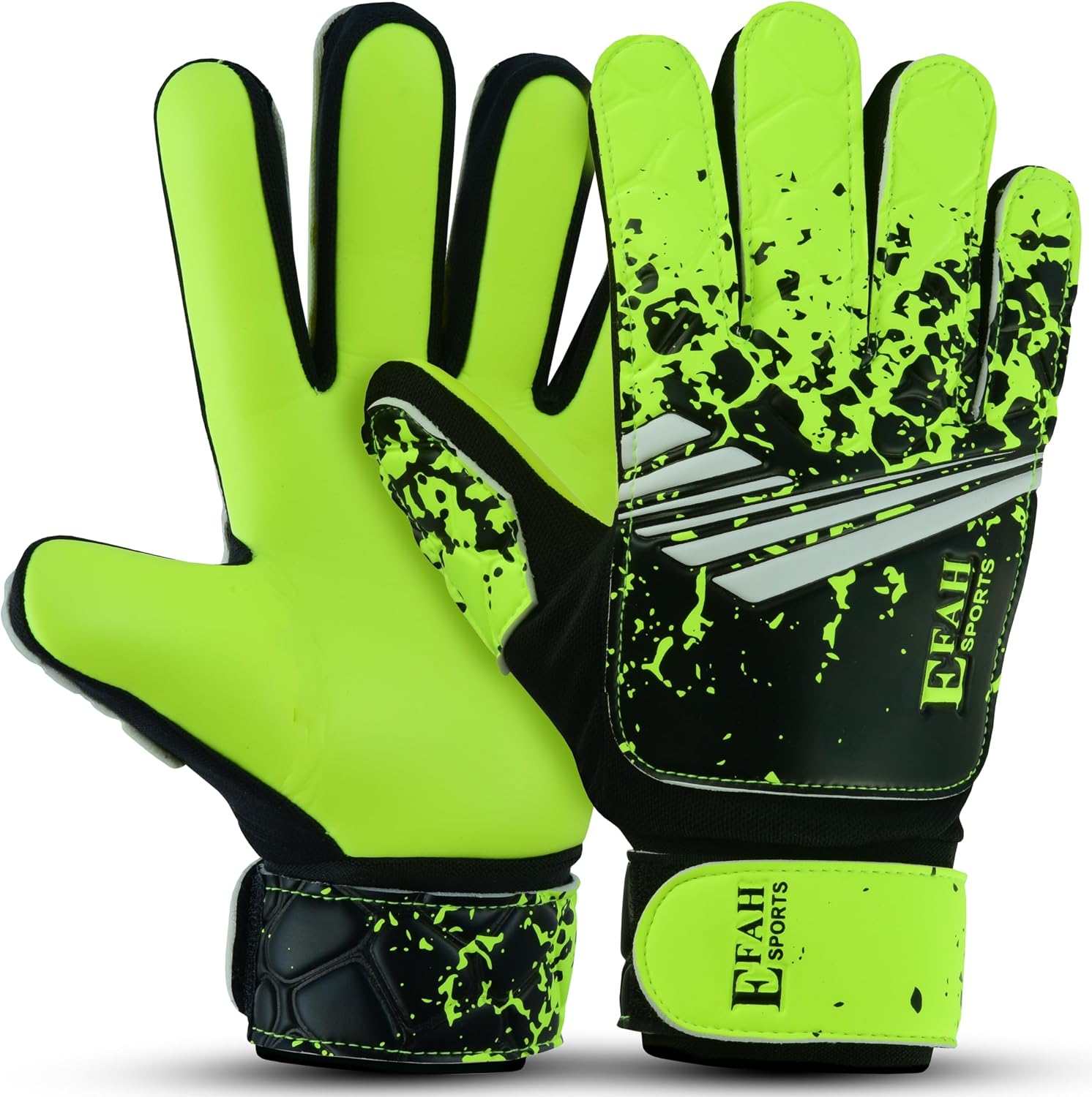 Soccer Goalie Goalkeeper Gloves for Kids Boys Children Youth | Strong Grip Latex Palm