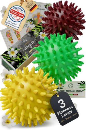 Spiky Massage Ball Set 3 Pcs – Fo...