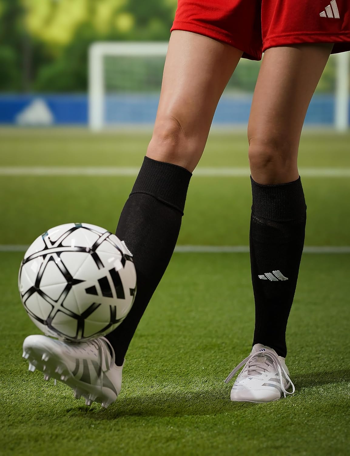 adidas Rivalry Over-the-Calf Soccer Socks 2 Pairs | Unisex, 2-Pack, Cushioned Impact Zones, Arch & Ankle Support, Secure Compression, Over-The-Calf Fit, Game & Practice Ready - Image 3