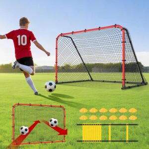 6 x 4 FT Soccer Goal for Backyard, ...