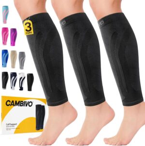 CAMBIVO Calf Compression Sleeve 3 P...