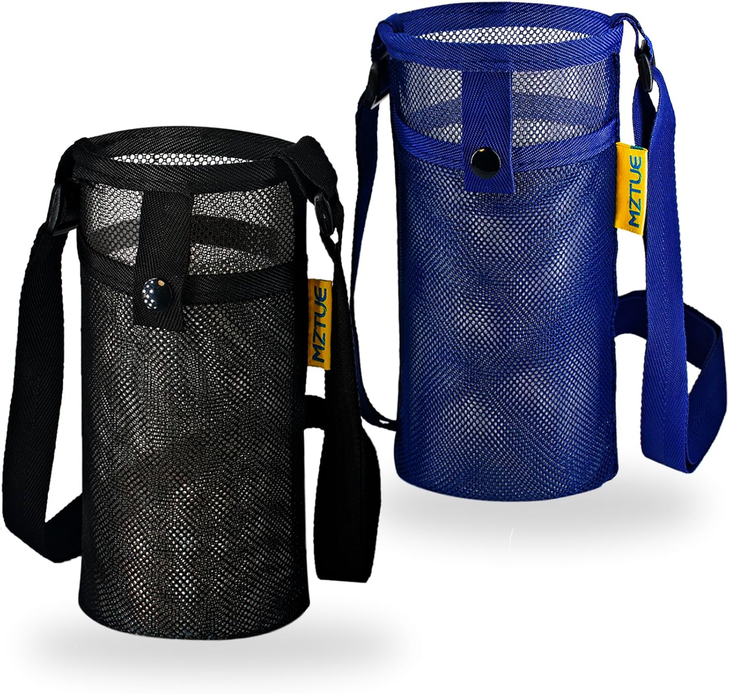 Water Bottle Holder with Strap for Walking, Hiking | Hands Free Bottle Sling Bag, Easy Clean, Lightweight, Foldable, Space Saving Carrier Suitable for Daily Essentials