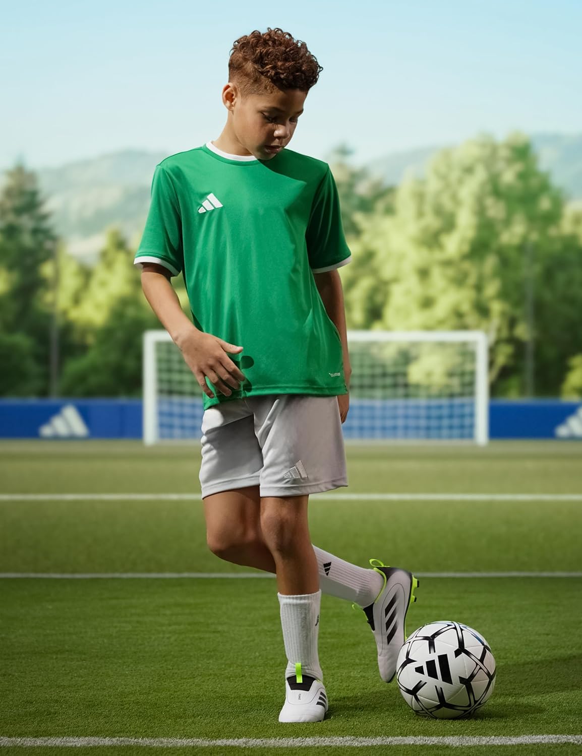 adidas Kids' Goletto Ix Laceless Firm Ground Soccer Shoes - Image 7