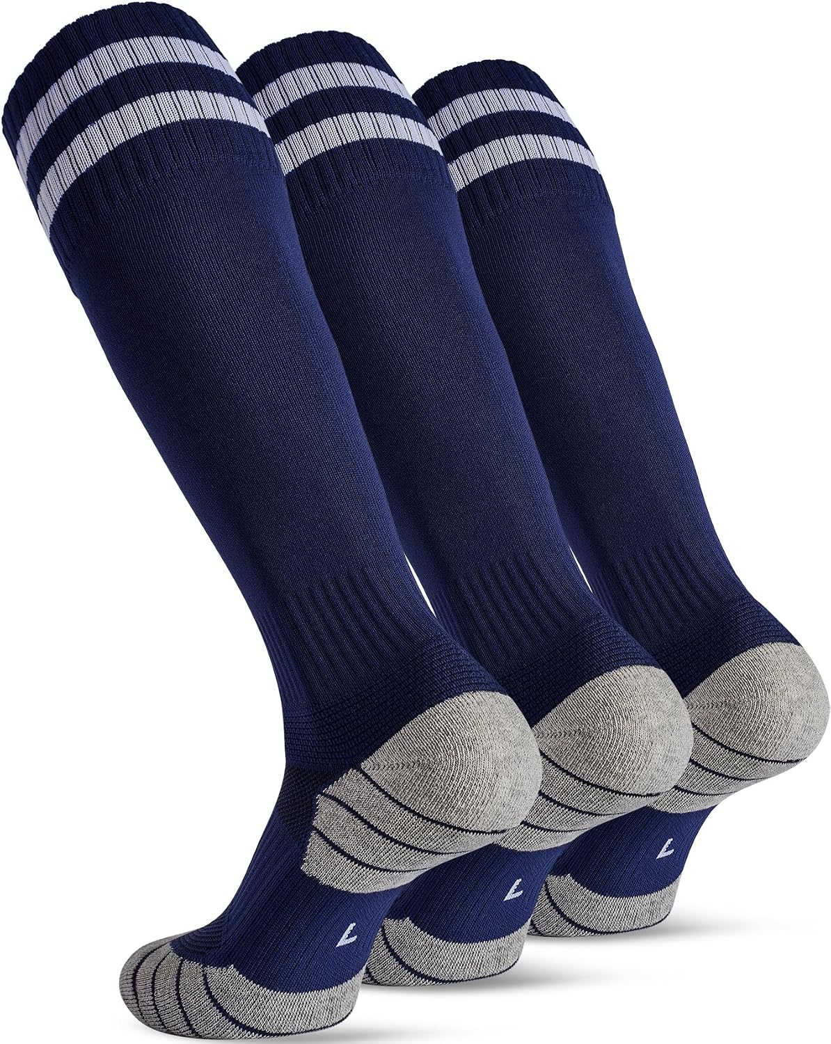 CWVLC Soccer Socks for Kids Youth Adult, Cotton Football Softball Baseball Socks