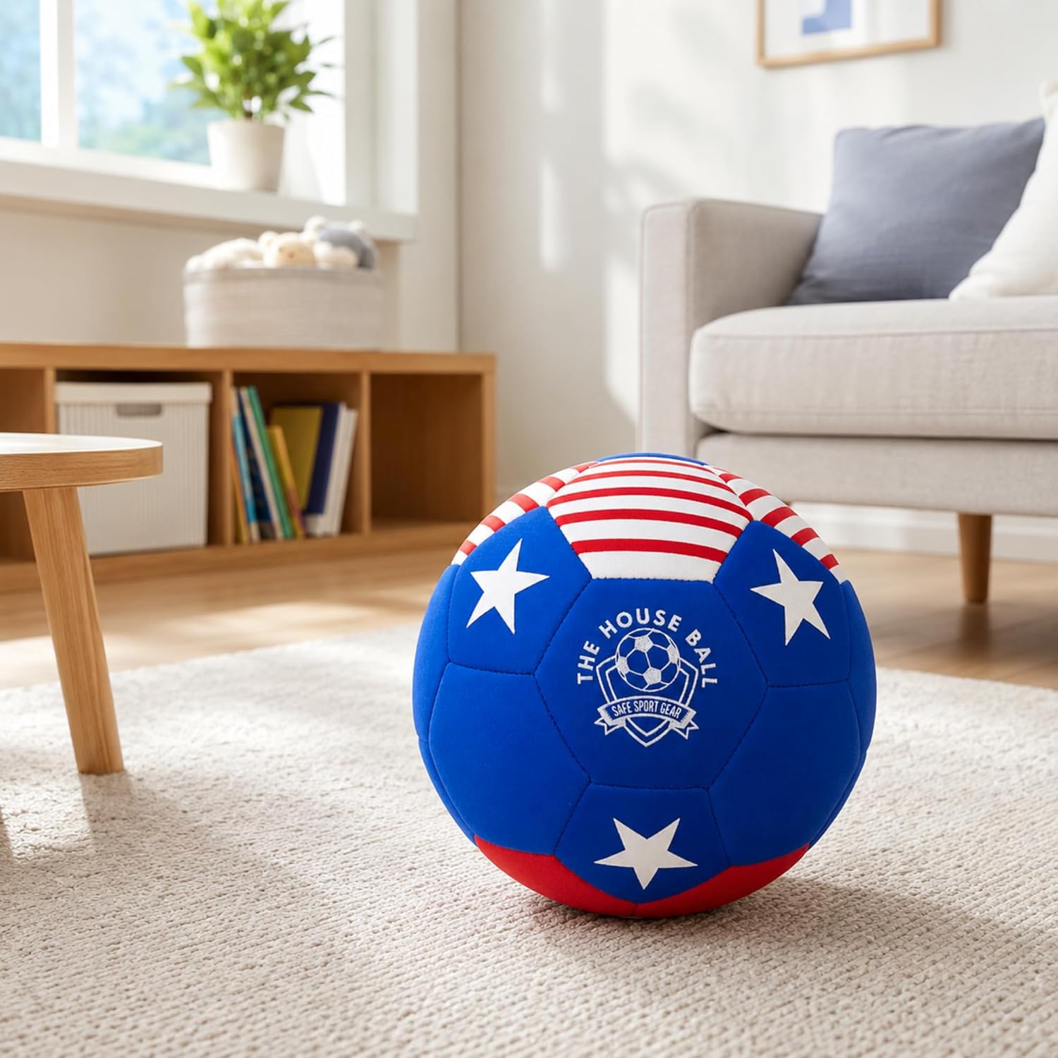 The House Ball - The Original Soft and Safe Indoor Soccer Ball Size 4 - Created for Inside Your Home and Yard - No Scuffs On Walls - Realistic Feel and Weight with a Shock Absorbing Exterior - Image 7