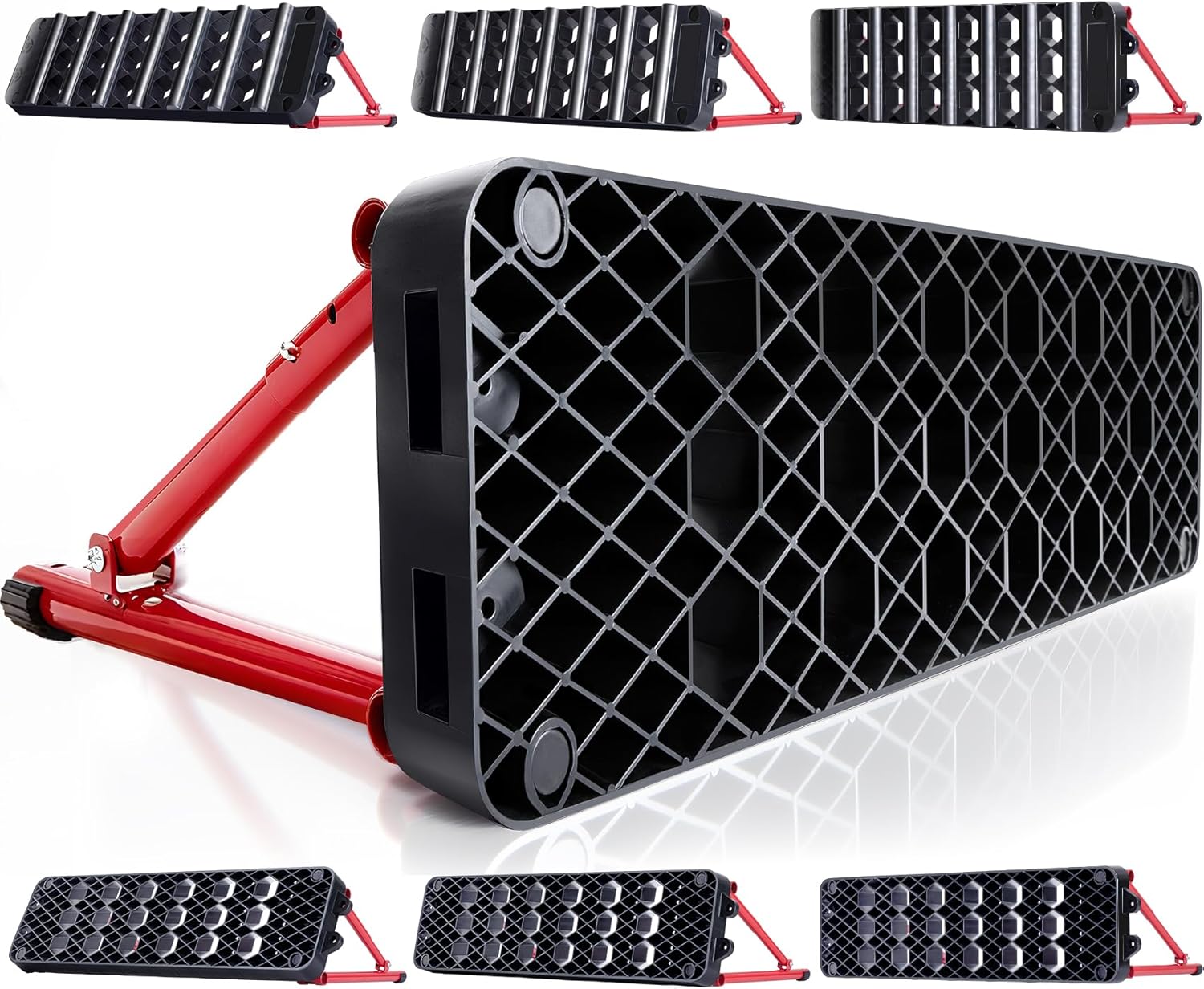 ZEALFEEL Soccer Rebounder Board, 6-in-1 Dual Surface, 3 Adjustable Angles | Portable Kick Back Wall for Passing, Control & Reflex Training, Designed for Solo Practice at Home or Outdoors - Image 8