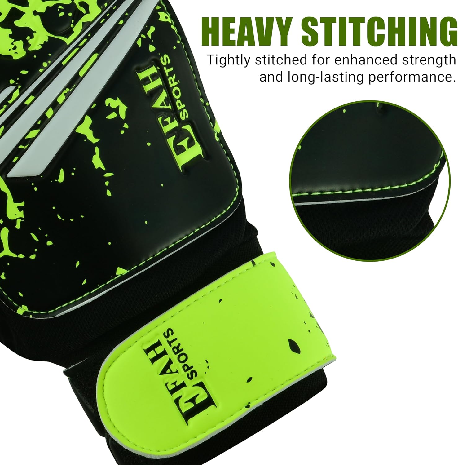 Soccer Goalie Goalkeeper Gloves for Kids Boys Children Youth | Strong Grip Latex Palm - Image 4