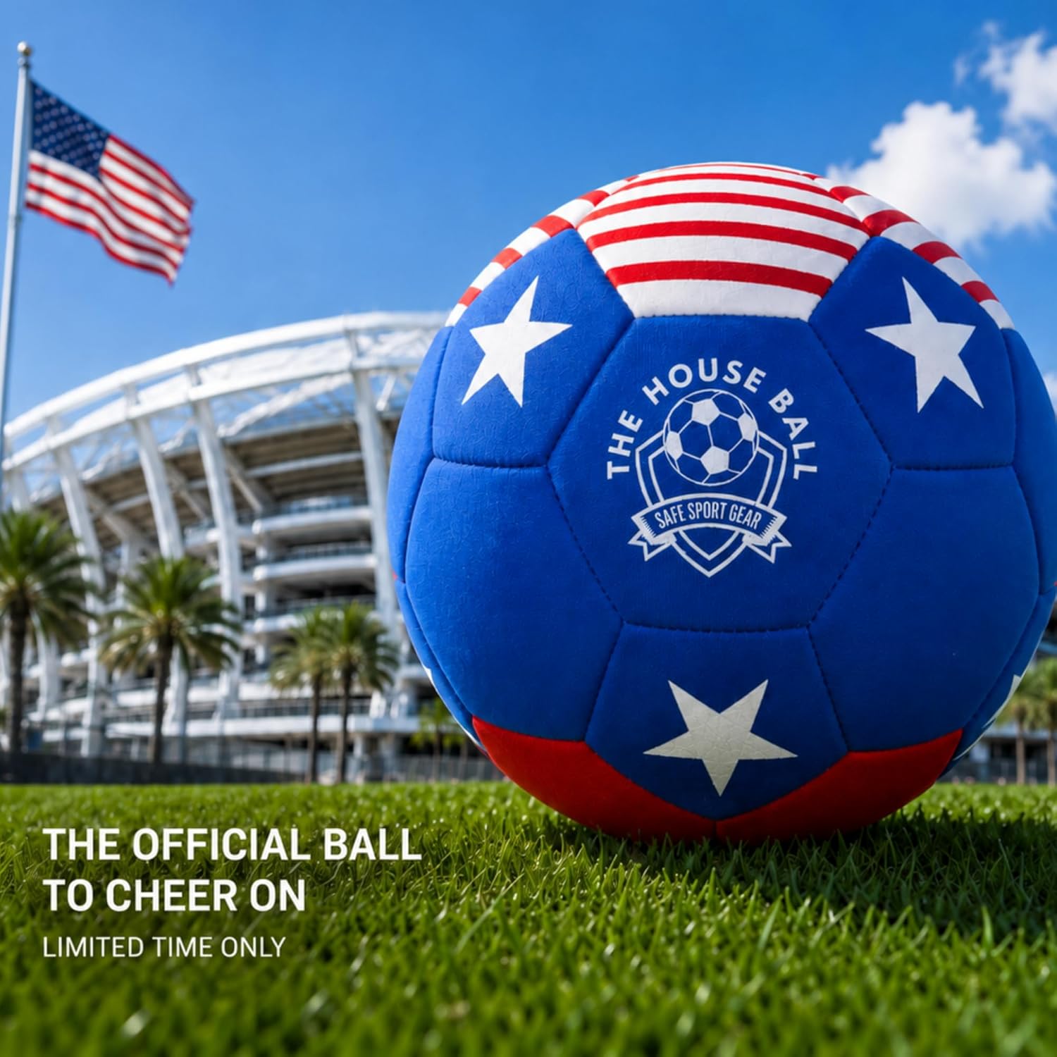 The House Ball - The Original Soft and Safe Indoor Soccer Ball Size 4 - Created for Inside Your Home and Yard - No Scuffs On Walls - Realistic Feel and Weight with a Shock Absorbing Exterior - Image 4