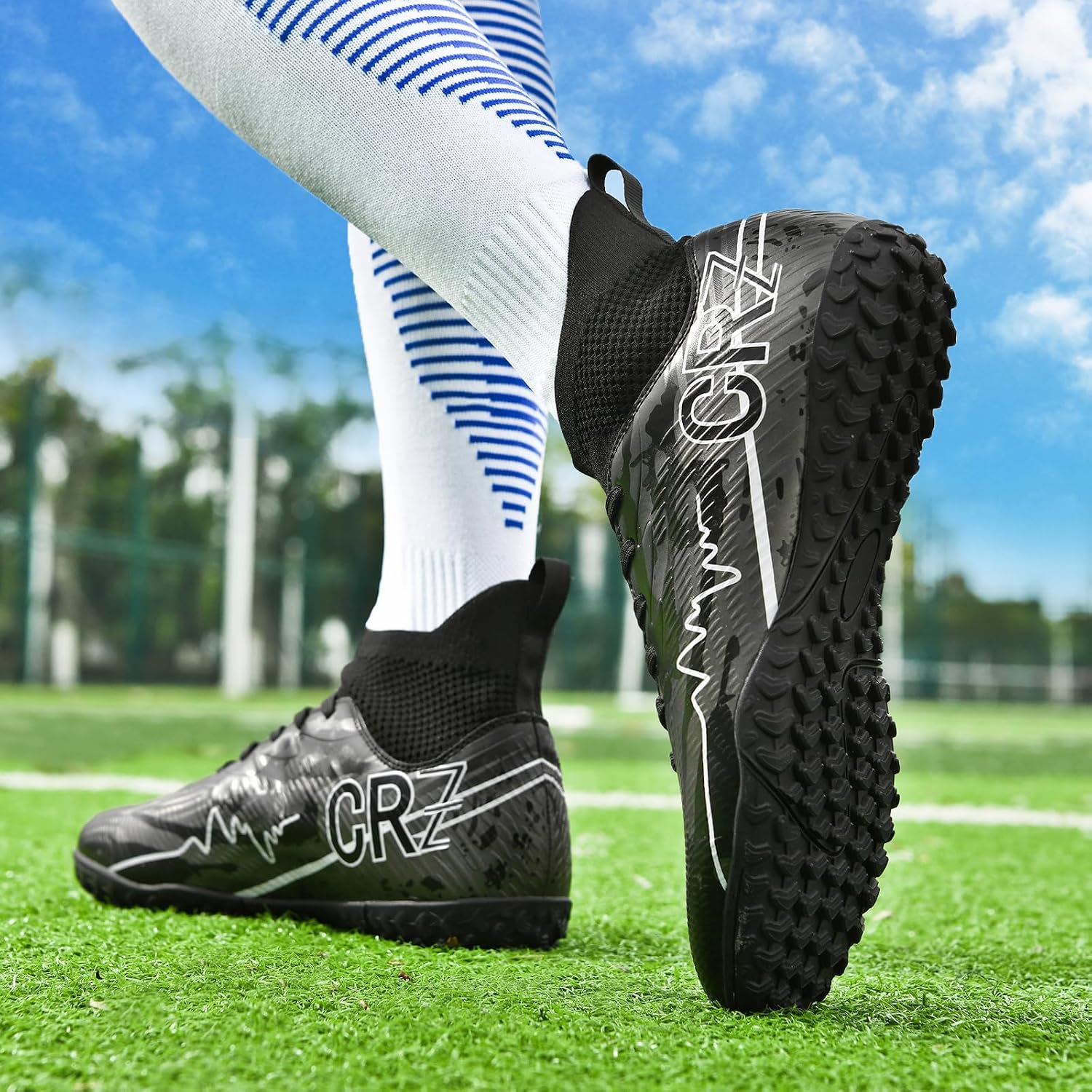 Soccer Cleats for Mens Womens Indoor Turf Soccer Shoes Youth AG TF Training Football Boots Unisex - Image 2