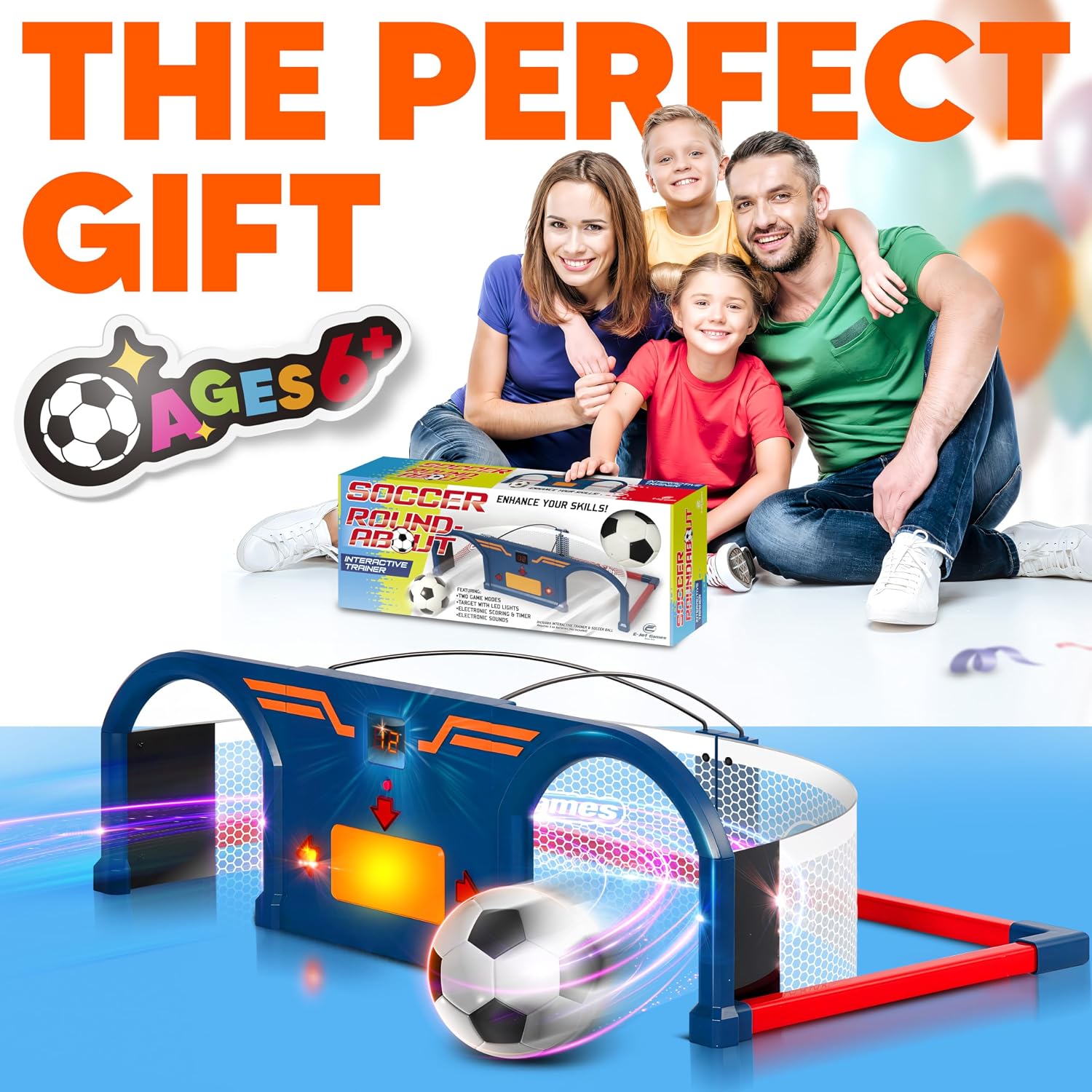 Soccer Trainer, Kids Soccer Exercises Training Set | Improve Agility First Touch Ball Control & Foot-Eye Coordination Hand-Eye - Image 6