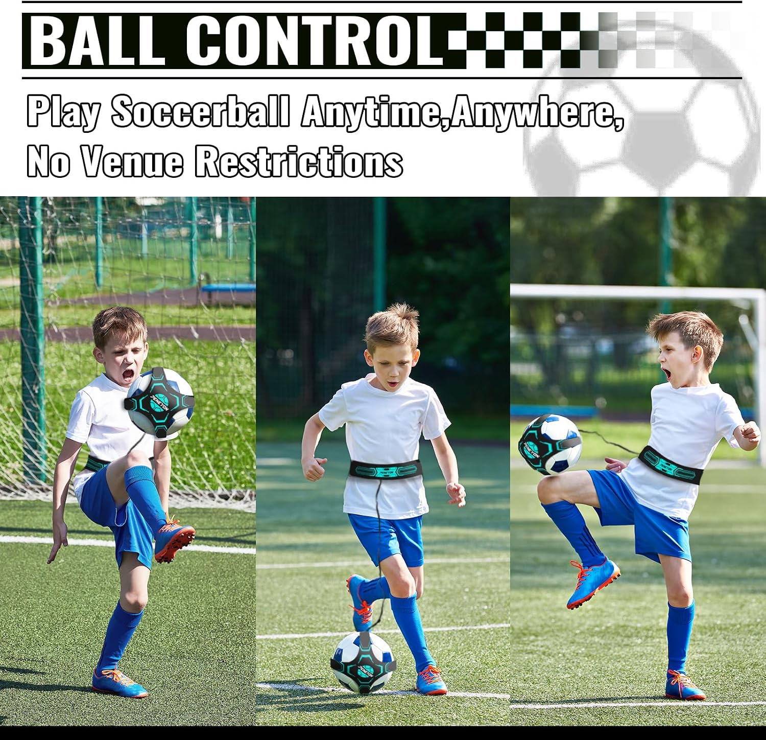 Soccer Training Mat, Soccer Practice Equipment for Footwork and Agility | Soccer training equipment and soccer footwork training mat for dribbling ball control balance coordination and agility drills - Image 7