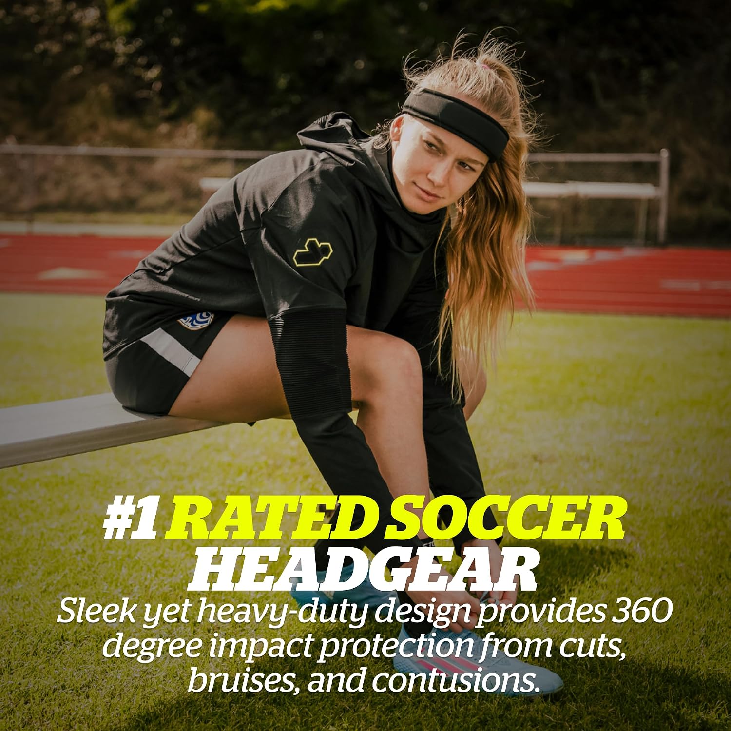 Storelli ExoShield Head Guard, Military-Grade Head Protection, Foam Padding Headband, Official Headgear of US Club Soccer - Image 2