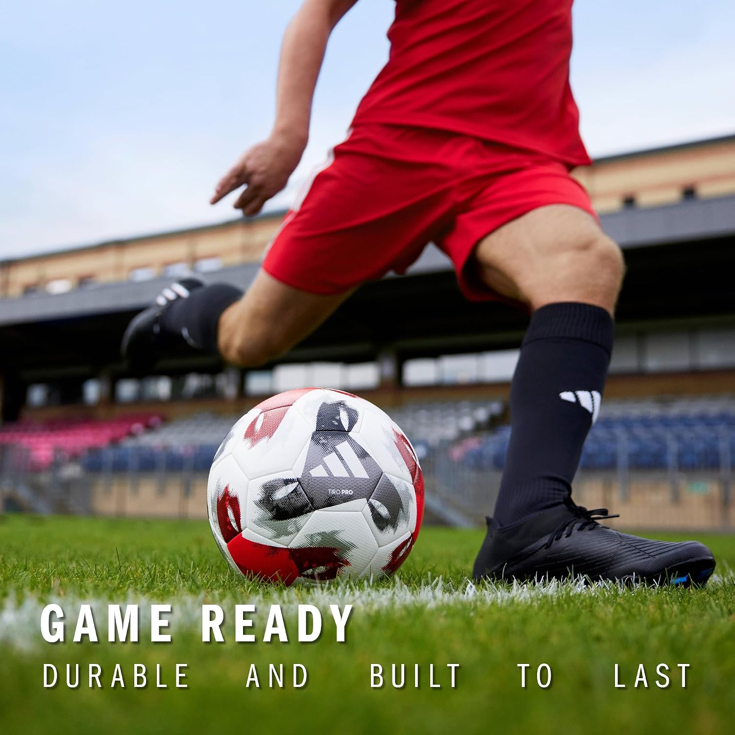 adidas Rivalry Over-the-Calf Soccer Socks 2 Pairs | Unisex, 2-Pack, Cushioned Impact Zones, Arch & Ankle Support, Secure Compression, Over-The-Calf Fit, Game & Practice Ready - Image 2
