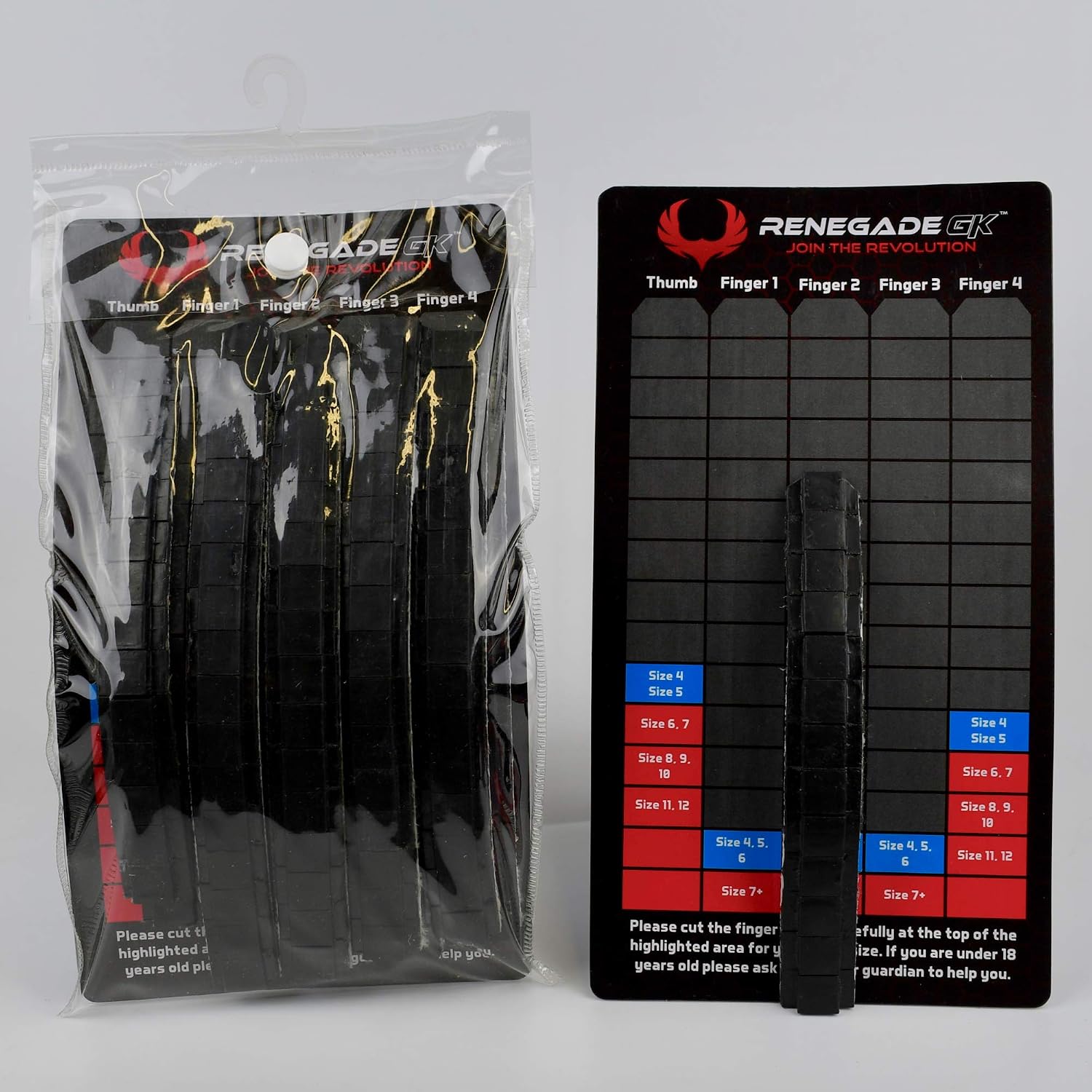 Renegade GK Endo Pro-Tek Fingersaves (Set of 10) Fits Goalkeeper Gloves Sizes 4-12, Maximum Protection - Image 3