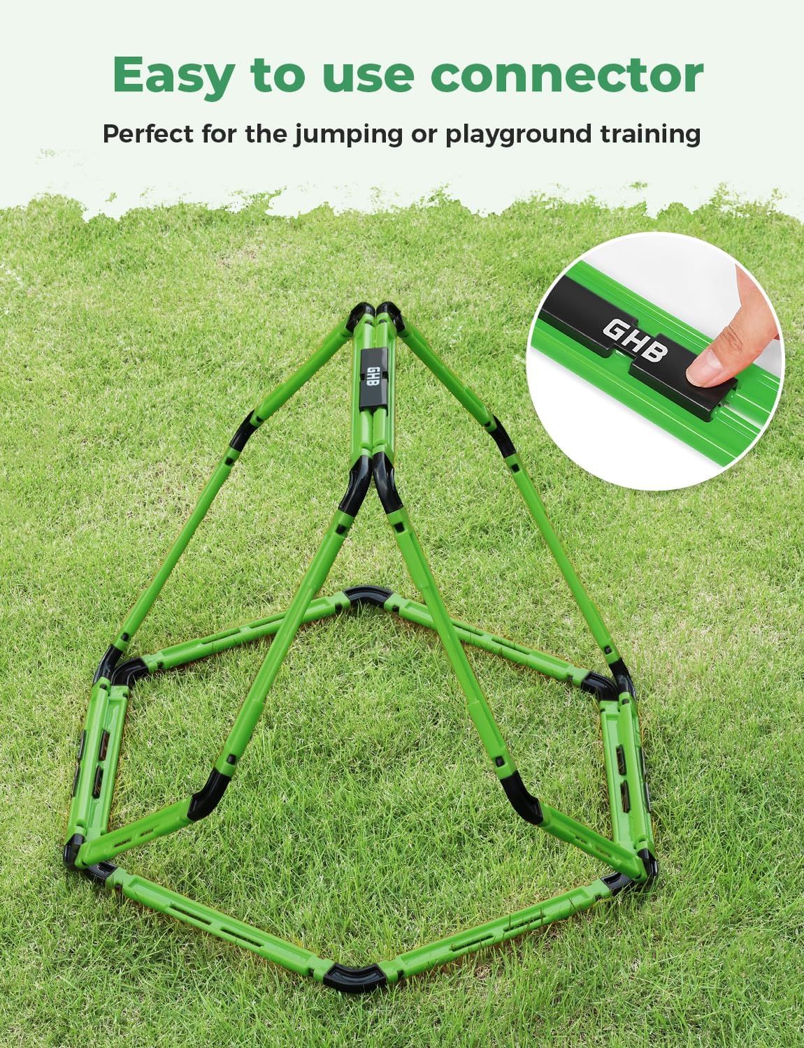 GHB Hex Agility Rings Speed Rings with Carrying Bag 6 Set Portable Hexagon Rings, Agility Ladder for Agility Footwork Training - Image 8