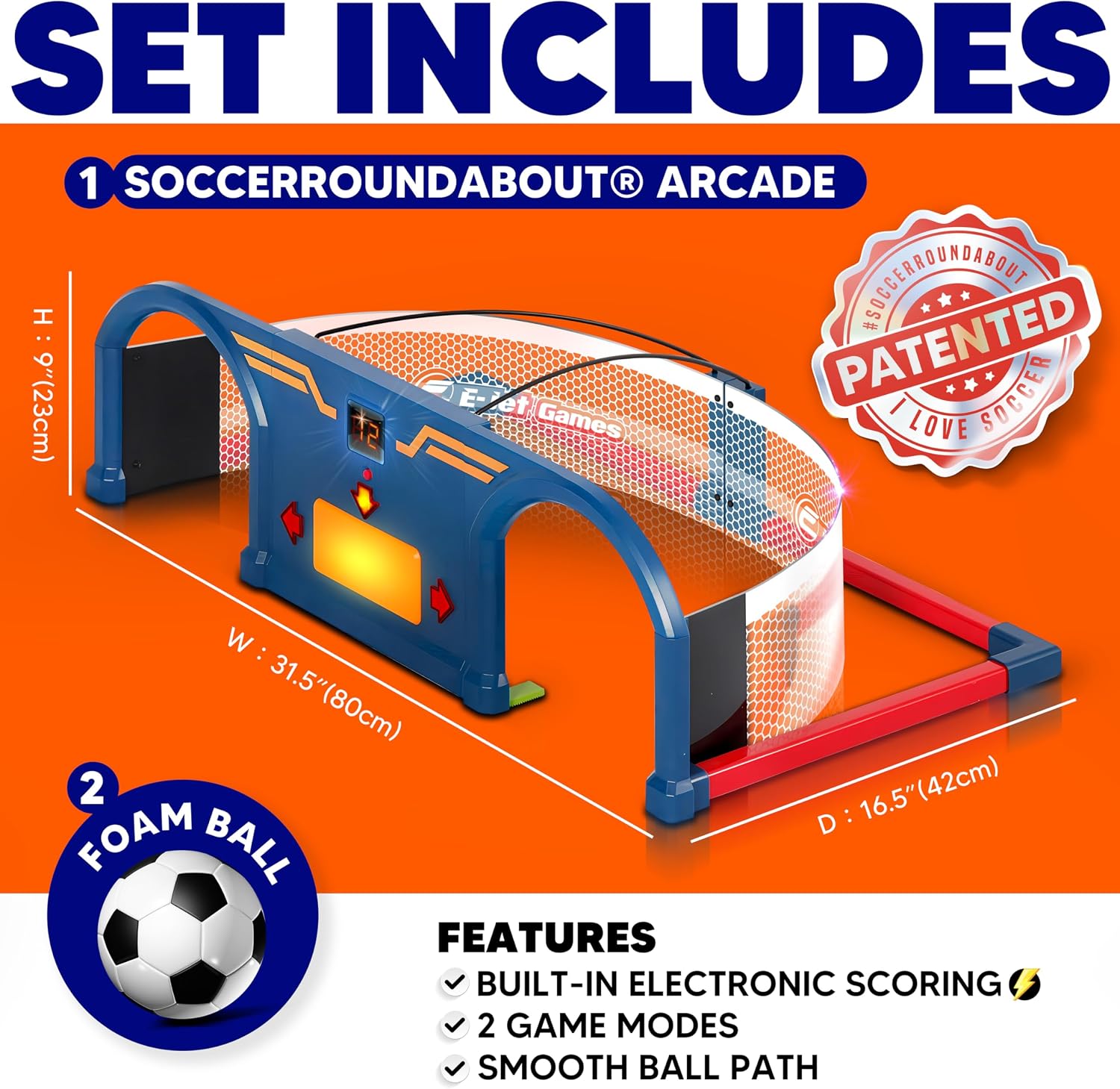 Soccer Trainer, Kids Soccer Exercises Training Set | Improve Agility First Touch Ball Control & Foot-Eye Coordination Hand-Eye - Image 4