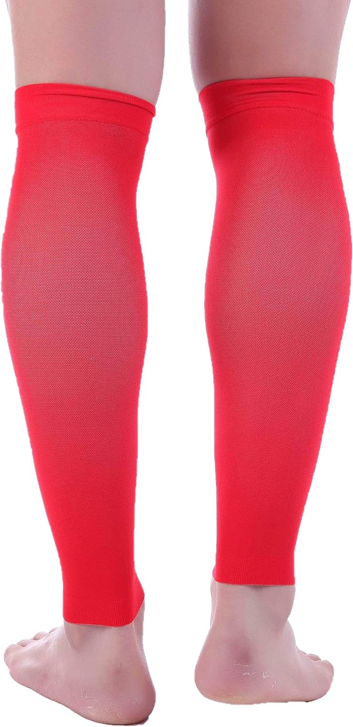 Doc Miller Compression Calf Sleeve for Men & Women, 20-30mmHg | Graduated Support for Running, Shin Splints, Calf Strain, Knee High, Small to 6XL Plus Size - Image 9