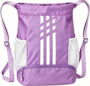 Soccer Bag, Youth Drawstring Backpa...