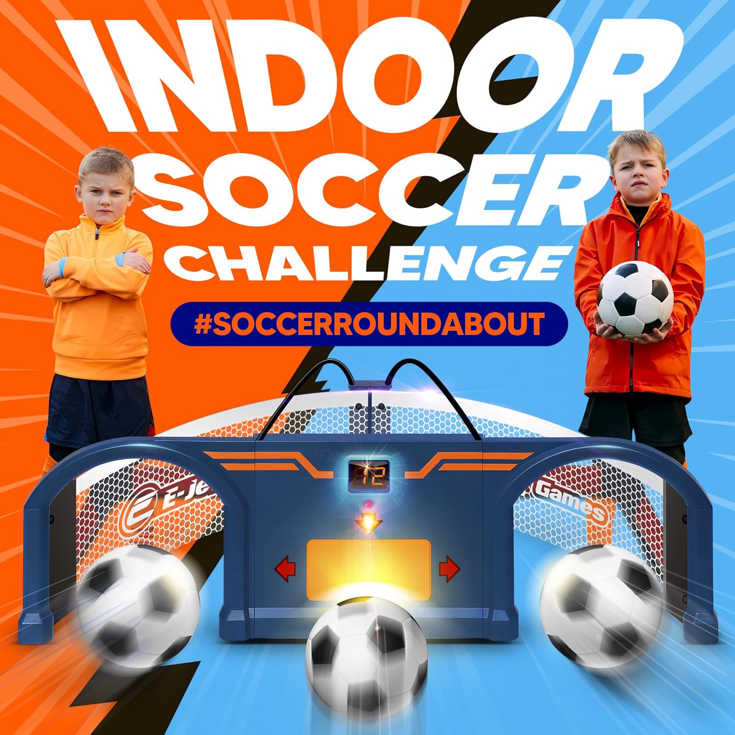 Soccer Trainer, Kids Soccer Exercises Training Set | Improve Agility First Touch Ball Control & Foot-Eye Coordination Hand-Eye - Image 3