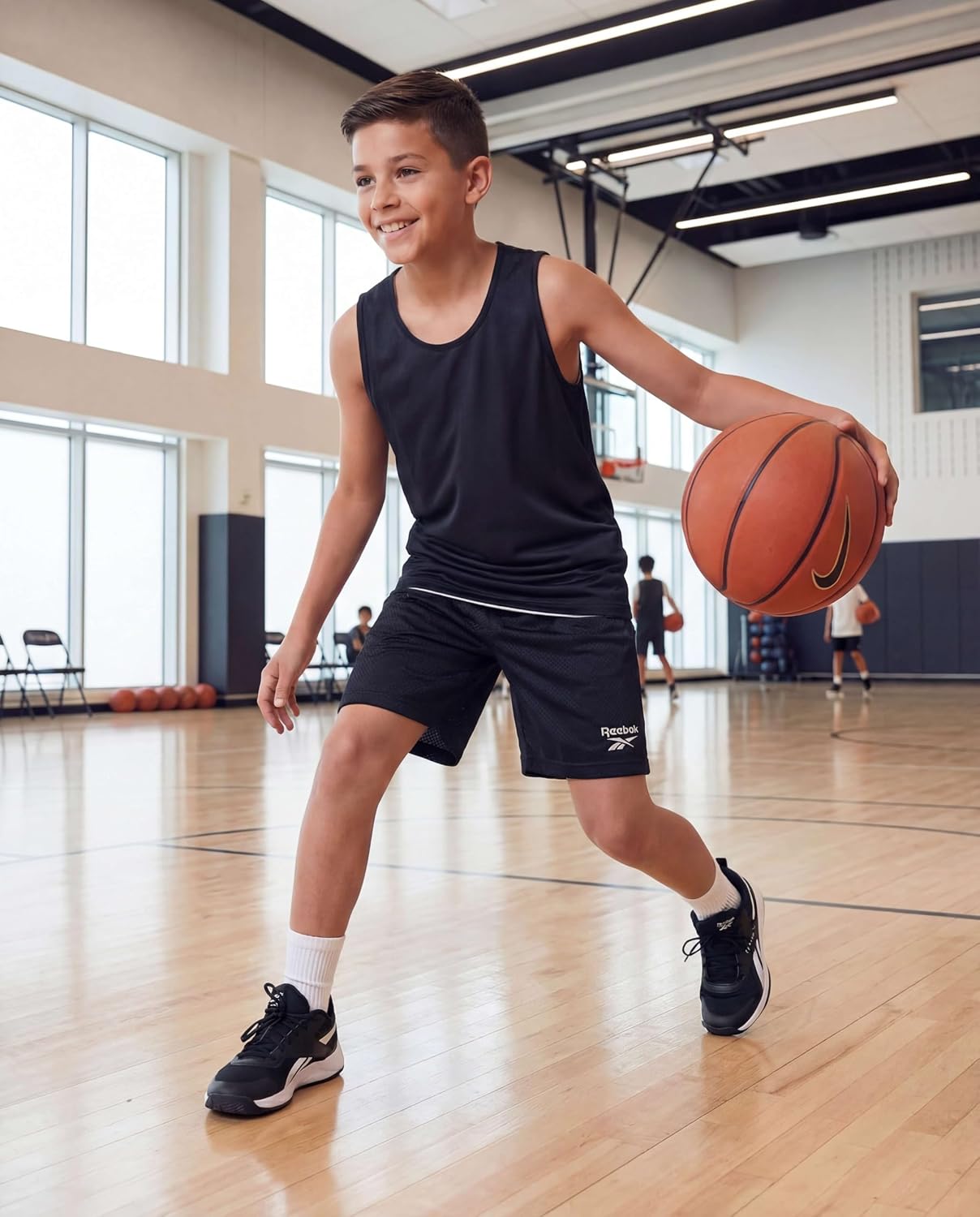 4 Pack Boys' Mesh Athletic Shorts Youth Basketball Running Soccer Pockets | Available in Sizes 6-18, Kids, Teens, Sports, Gym, Quick Dry, Active, Training, Baseball, Football, Summer, Activewear - Image 6