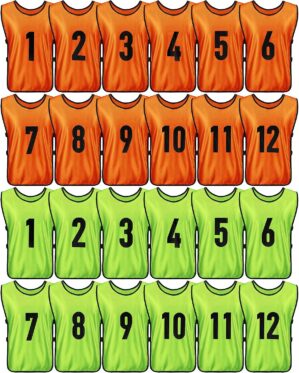 Yahenda 24 Pcs Sports Pinnies Socce...