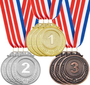 RAINFLOW 9 Pcs Gold Silver Bronze A...
