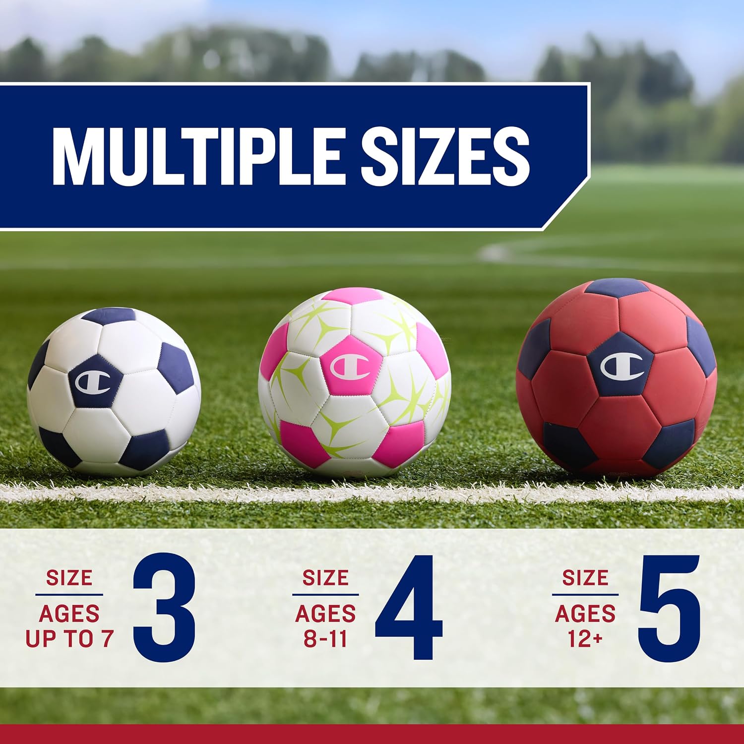 Champion Prodigy Soccer Ball with Pump | 32-Panel Matte Finish | Butyl Bladder | Indoor & Outdoor | Youth & Adult Training | 6" Pump Included - Image 3
