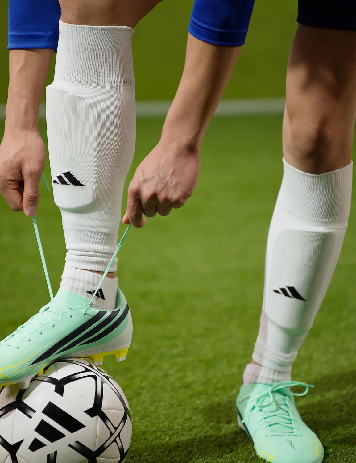 adidas Unisex Metro Soccer Socks or Calf Sleeves (1 Pair) Over-the-Calf | Unisex, 1-Pack, Cushioned Impact Zones, Moisture-Wicking, Calf Compression, Versatile Layering, Game & Practice Ready - Image 3