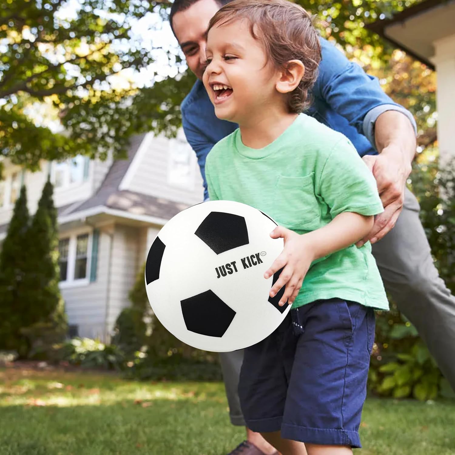 SRG Silent Foam Soccer Ball – Airless Indoor House Ball for Quiet Training, Soft Durable Foam Design, Multi-Use for Dribbling Practice, Gift for Soccer Fans, Sizes 3/5 / 7 - Image 4