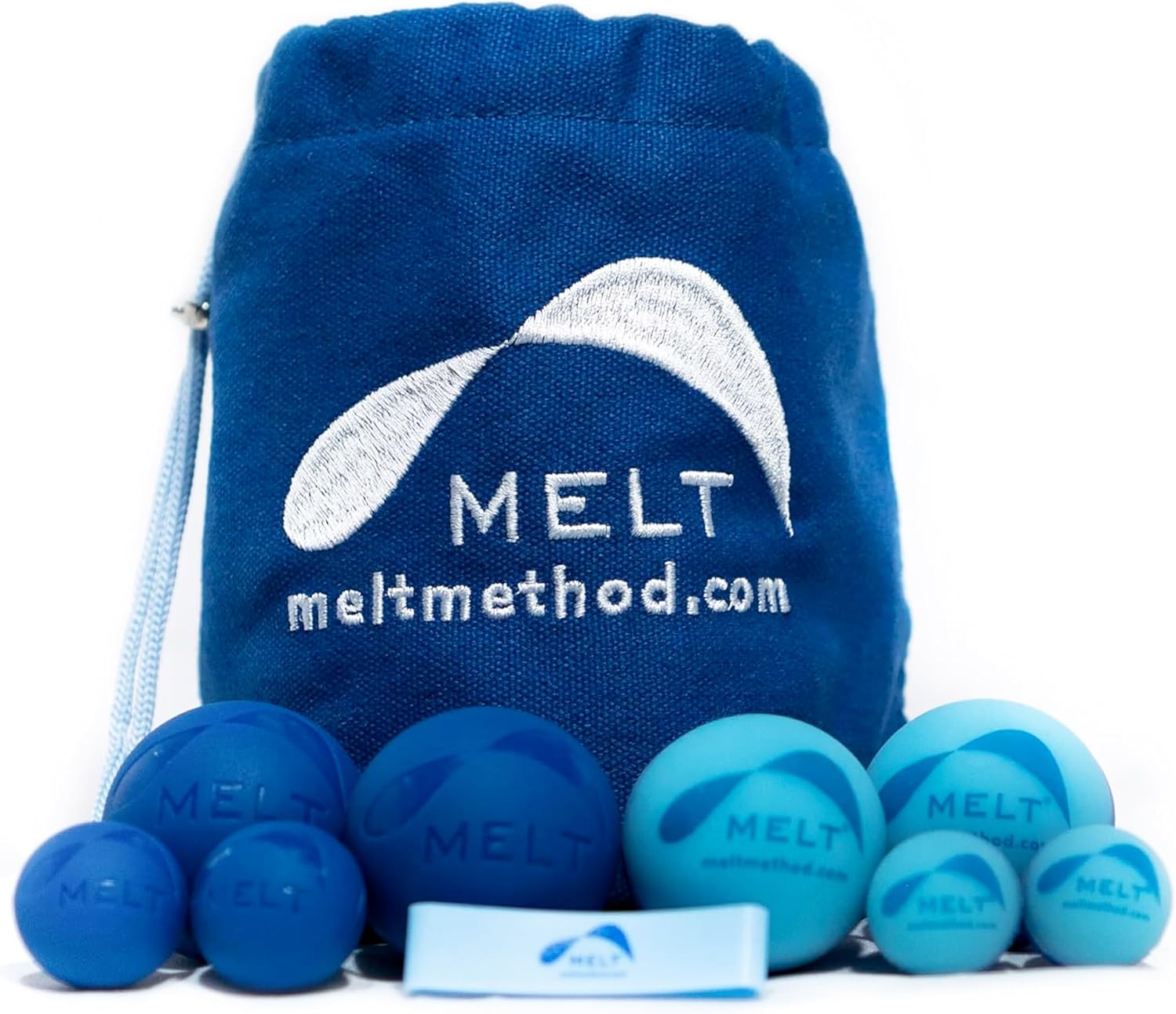 MELT Method Hand & Foot Therapy Ball Kit w/ Sensory FasciaPoint - Therapy Massage Ball Set and Massage Roller for Plantar Fasciitis, Trigger Point, & Myofascial Release - Hand & Foot Roller Massager