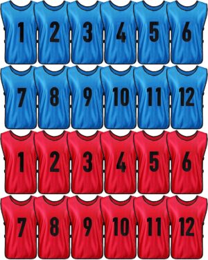 Yahenda 24 Pcs Sports Pinnies Socce...