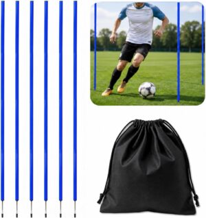 6 Pcs Soccer Agility Poles for Trai...