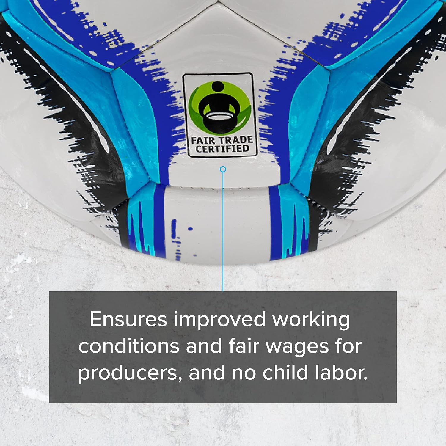 Senda Rio Premium Training Low-Bounce Futsal Ball, Fair Trade Certified - Image 5