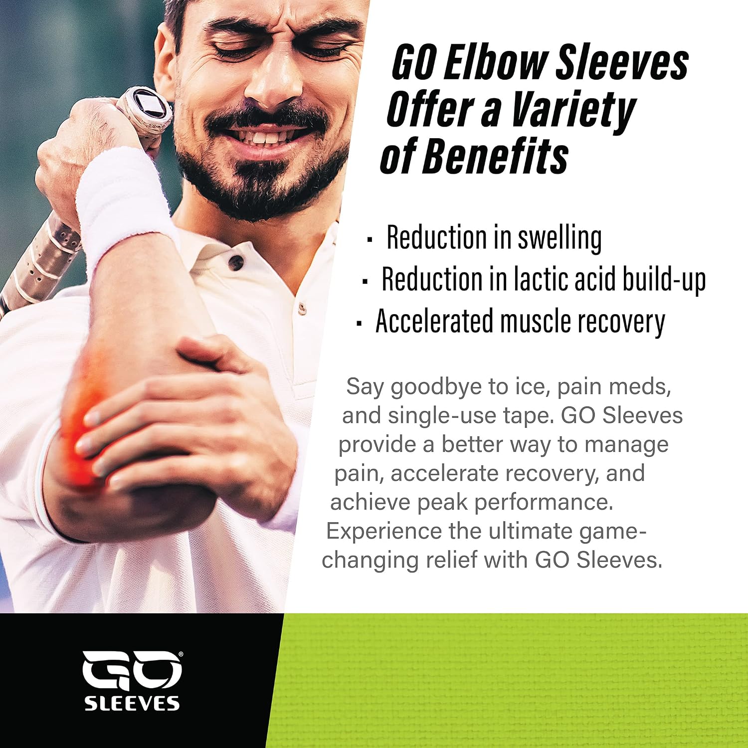 Elbow Compression Sleeve for Men - Kinesiology Compression Elbow Sleeve for Weightlifting - Elbow Sleeve for Tendonitis and Tennis Elbow Relief - Ideal for Gym, Sports (Black, Small) - Image 5